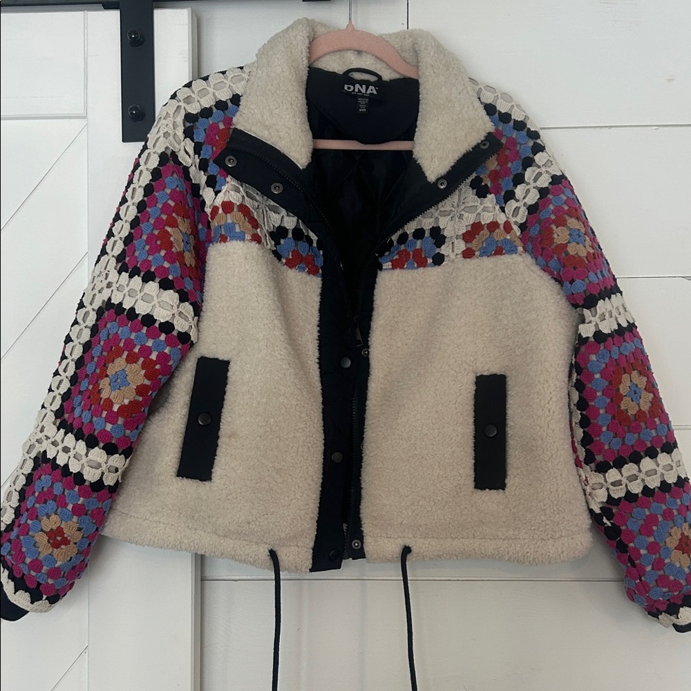 DNA Couture Multicolor Teddy Jacket